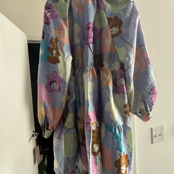 STINE GOYA Pastel Floral Long Sleeve Jasmine Dress - Picture 3 of 3